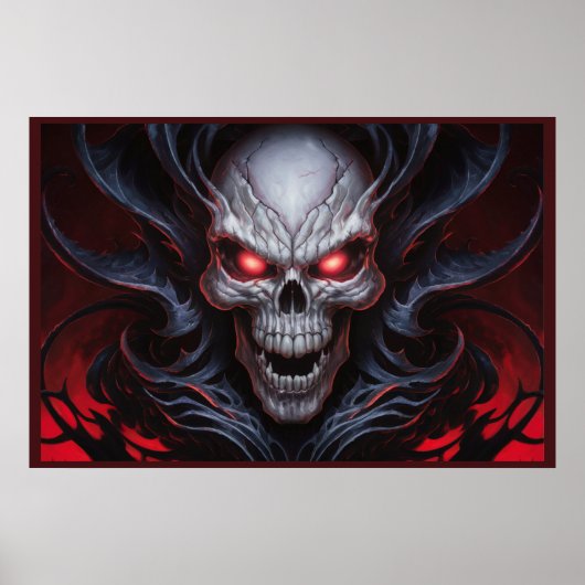 Poster Der Schädel 06 (Vorne)