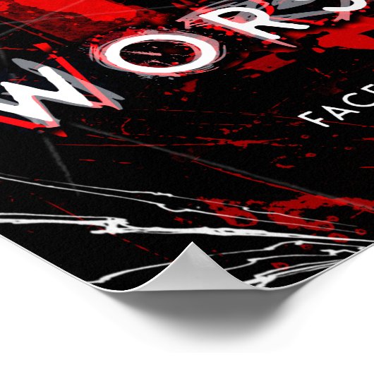 Poster der schlimmsten Angst - 16" x 20" (Ecke)