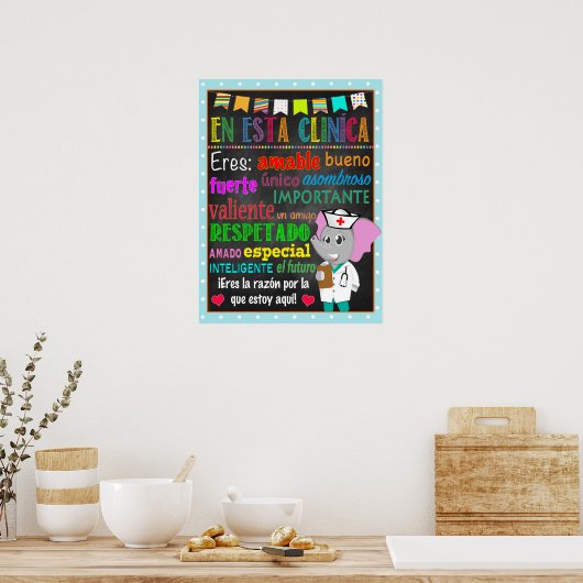 Poster der Spanischen Schule (Küche)