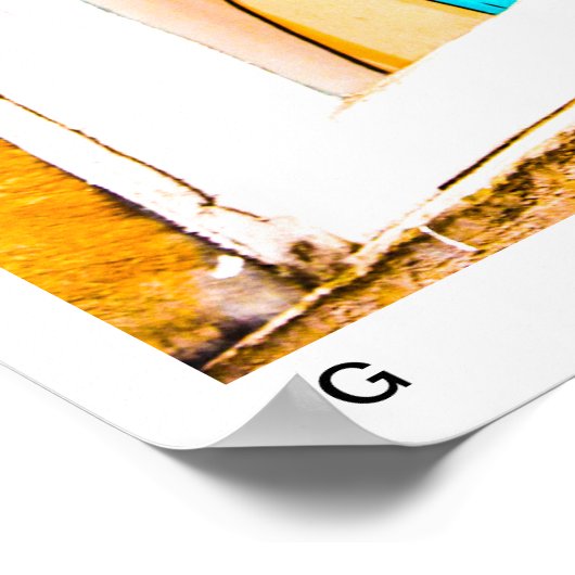 Poster der Stadt Glasgow (Ecke)