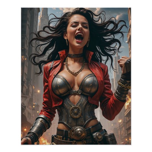 Poster der städtischen Rebellen (Vorderseite)