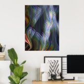 Poster der String-Theorie (Heimbüro)