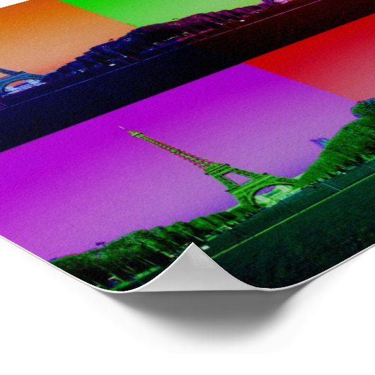 Poster der Technicolor-Liebe (Ecke)