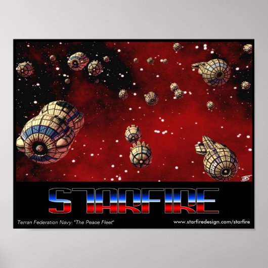 Poster der TFN-Friedensflotte (Vorne)