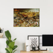 Poster Der Triumph des Todes Pieter Brueghel (Heimbüro)