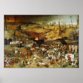 Poster Der Triumph des Todes Pieter Brueghel (Vorne)
