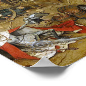 Poster Der Triumph des Todes Pieter Brueghel (Ecke)