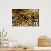 Poster Der Triumph des Todes Pieter Brueghel (Küche)