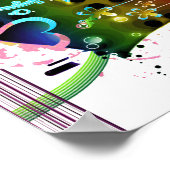 Poster der tropischen Liebe (Ecke)