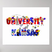 Poster der Universität Kansas (Vorne)