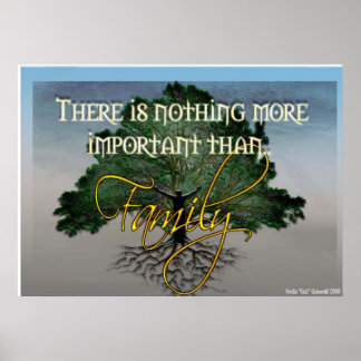 Poster der Wachstumsfamilie