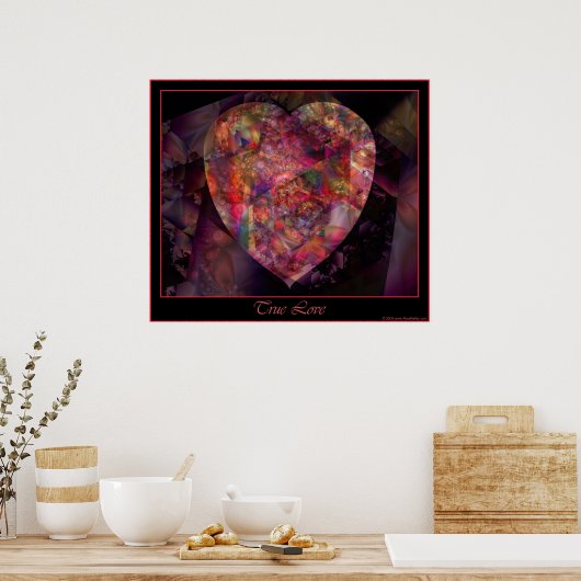 Poster der wahren Liebe (Küche)