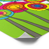 Poster der Whimsistischen Blume #7 (Ecke)