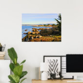 Poster der zentralen kalifornischen Küste (Heimbüro)