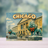Poster des Art Institute of Chicago im Winter (Neutral)