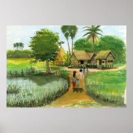Poster des Cambodian Village 2 von Vannak Anan Pru