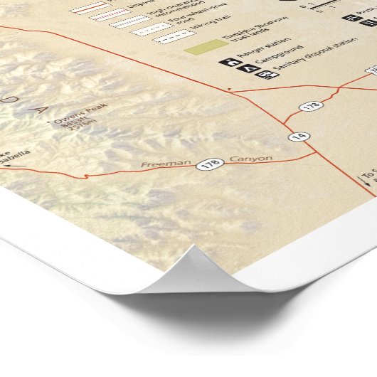 Poster des Death Valley (Ecke)