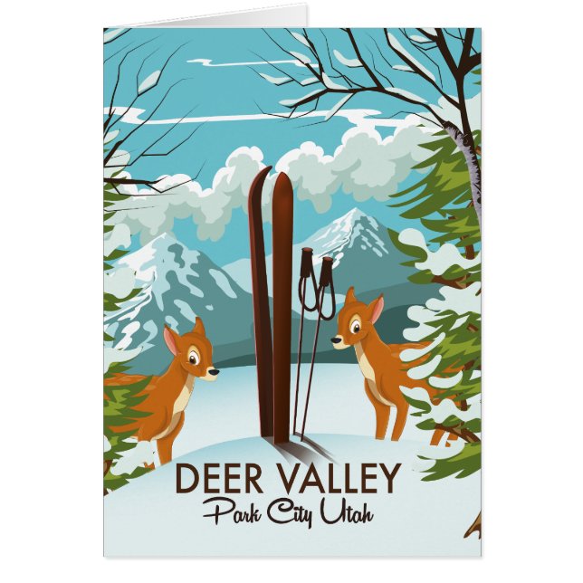 Poster des Deer Valley Park City Utah (Vorne)