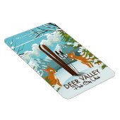 Poster des Deer Valley Park City Utah Magnet (Rechte Seite)