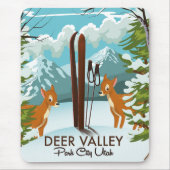 Poster des Deer Valley Park City Utah Mousepad (Vorne)