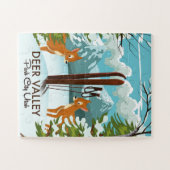 Poster des Deer Valley Park City Utah Puzzle (Horizontal)