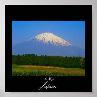 Poster des Fuji in Japan. Fuji San.