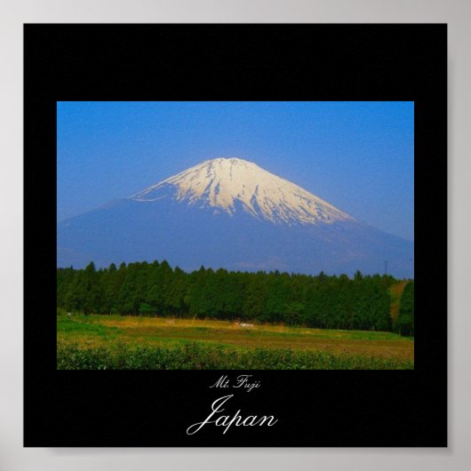 Poster des Fuji in Japan. Fuji San. (Vorne)
