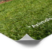 Poster des Goldenen Retriever mit Zitat (Ecke)