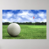 Poster des Golfplatzes (Vorne)