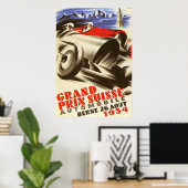 Poster des Grand Prix von 1934 (Heimbüro)