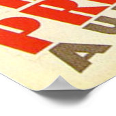 Poster des Grand Prix von 1934 (Ecke)