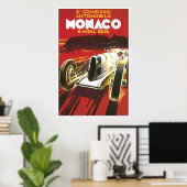 Poster des Grand Prix von Monaco 1930 (Heimbüro)