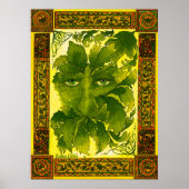 Poster des grünen Mannes (Vorne)