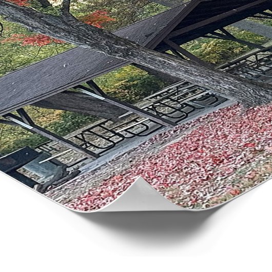 Poster des Herbstparks (Ecke)