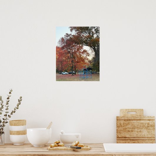 Poster des Herbstparks (Küche)