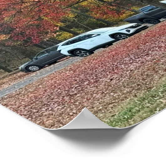 Poster des Herbstparks (Ecke)