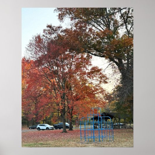 Poster des Herbstparks (Vorne)