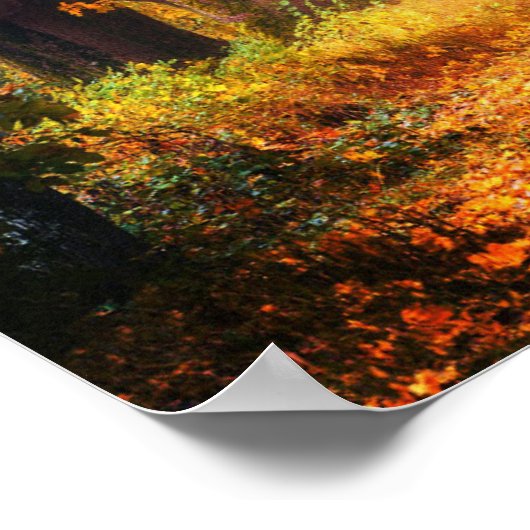 Poster des Herbsttunnels (Ecke)