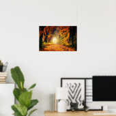 Poster des Herbsttunnels (Heimbüro)