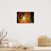 Poster des Herbsttunnels (Küche)