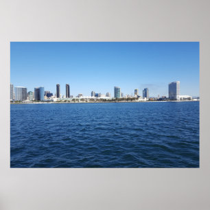 Poster des Kalifornischen Ozeans