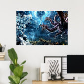 Poster des Krieges gegen Unsterbliche (Heimbüro)