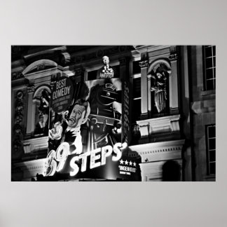 Poster des Londoner Theaters Piccadilly (1843 B&W)