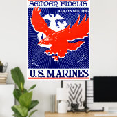 Poster des Marine Corps des Zweiten Weltkriegs (Heimbüro)