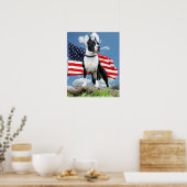 Poster des Pit bull (American Staffordshire Terrie (Küche)