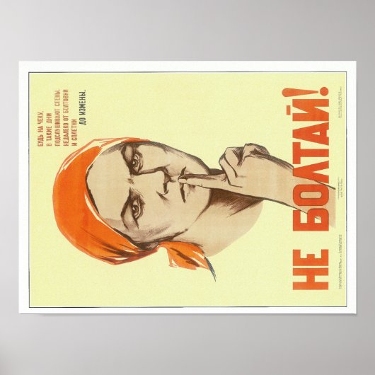 Poster des russischen Sowjetkriegs (Vorne)