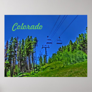Poster des Skiliftes Colorado