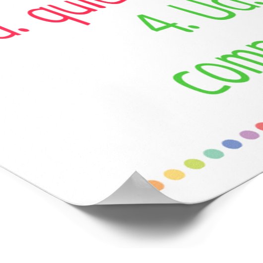 Poster des spanischen Beratungsbüros (Ecke)