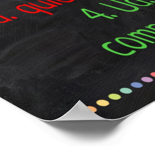 Poster des spanischen Beratungsbüros (Ecke)