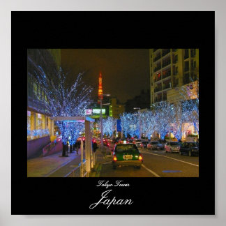 Poster des Tokioter Turms in Japan